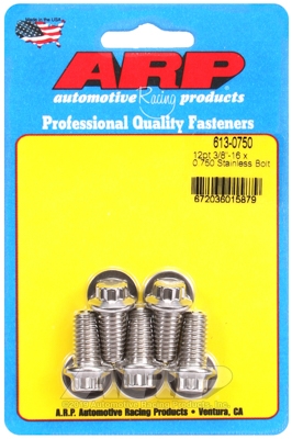 A2C7B7EE-D70A-D9F2-D153-9DB5B9054633 "3/8""-16 x 0.750 12pt SS bolts" (5pcs) - Image 1
