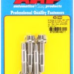 ARP 5/16-24x2.000 SS 12pt WP pulley w/ .750" fan spcr stud