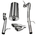 Corsa Cat-Back 3.0" Single Side Twin 4.0" Escalade 6.2 11-14