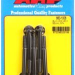 M6 x 1.00 x 55 hex black oxide bolts (5pcs)