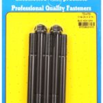 "7/16""-20 x 4.750 hex black oxide bolts" (5pcs)