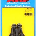 M6 x 1.00 x 20 12pt black oxide bolts (5pcs)