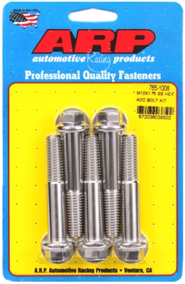 A5A41E54-8111-6305-F261-A1A47FD84FAA ARP Bolt Kit M12 x 1.75 x 70 SS Hex - Image 1