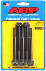ARP M10 x 1.25 x 90 12pt black oxide bolts (5pcs)