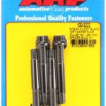 ARP 5/16-24x2.500 black 12pt WP pully w/1.250" fan spcr stud