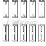 King Main Bearing Shell HONDA A-SERIES, B-SERIES, K-SERIES