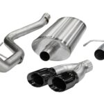 Corsa Cat-Back 3.0" Single Side Twin 4.0" F150 5.0 11-14