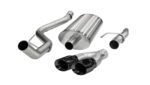 Corsa Cat-Back 3.0" Single Side Twin 4.0" F150 5.0 11-14