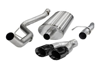 Corsa Cat-Back 3.0" Single Side Twin 4.0" F150 5.0 11-14