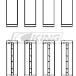King Main Bearing Shell NISSAN VQ35DE