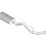 Corsa Cat-Back 3.0" Single Side Twin 4.0" F150 3.5 11-14