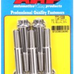 M10 x 1.50 x 60 12pt SS bolts (5pcs)