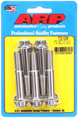 A7F5F0AF-5838-5883-AF9F-0EE5405C00E5 M10 x 1.50 x 60 12pt SS bolts (5pcs) - Image 1