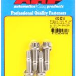 ARP 5/16-24x1.500 SS 12pt WP pulley w/ .250" fan spcr stud