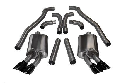 Corsa Cat-Back 3.0" Dual Rear Twin 4.0" Camaro 6.2 12-15