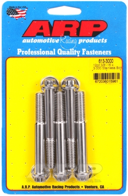 A84F363C-9148-946E-E3DB-0E2624AD1328 "3/8""-16 x 3.000 12pt SS bolts" (5pcs) - Image 1