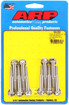 A88040F9-6650-203D-E7C5-8FAF159A1DC8 ARP Chevy LS 45mm UHL hex Edelbrock intake manifold bolt kit - Image 1