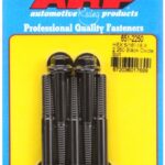 "5/16""-18 X 2.250 hex black oxide bolts" (5pcs)