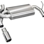 Corsa Axle-Back 2.5" Dual Rear Single 3.5" Wrangler 07-18