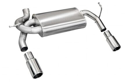 Corsa Axle-Back 2.5" Dual Rear Single 3.5" Wrangler 07-18