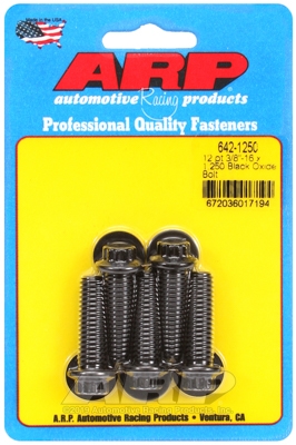 AA1277DE-260E-0093-0F9B-4BBD5DEE2FA4 "3/8""-16 x 1.250 12pt black oxide bolts" (5pcs) - Image 1