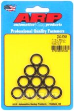 7/16 ID .660 OD chamfer black washers(10 pcs)