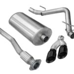 Corsa Cat-Back 3.0" Single Side Twin 4.0" Silverado 09-13