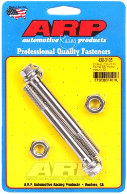 Chevy mount to frame. SS motor mount bolt kit