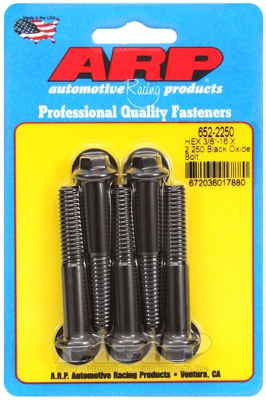 AD42FDD7-AD9D-E5B1-941D-CB61E7BF77B3 "3/8""-16 X 2.250 hex black oxide bolts" (5pcs) - Image 1
