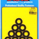"7/16"ID 7/8"OD .120"TH chamfer black washers" (10pcs)