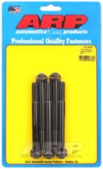 "3/8""-24 x 4.000 12pt black oxide bolts" (5pcs)