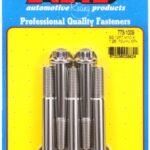 M10 x 1.25 x 70 12pt SS bolts (5pcs)