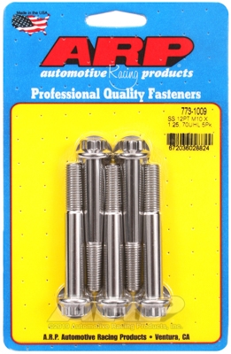 ADBA20A4-15A4-09A0-0589-40A64458726A M10 x 1.25 x 70 12pt SS bolts (5pcs) - Image 1