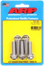 "3/8""-24 x 1.250 hex SS bolts" (5pcs)