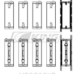 King Main Bearing Shell BMW S65B40A