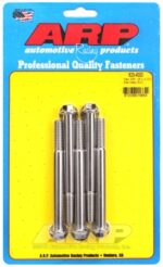 "3/8""-16 x 4.000 hex SS bolts" (5pcs)