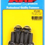 M10 x 1.50 x 25 12pt black oxide bolts (5pcs)