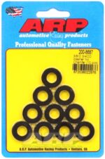 "3/8"ID 3/4"OD .120"TH black washers" (10pcs)