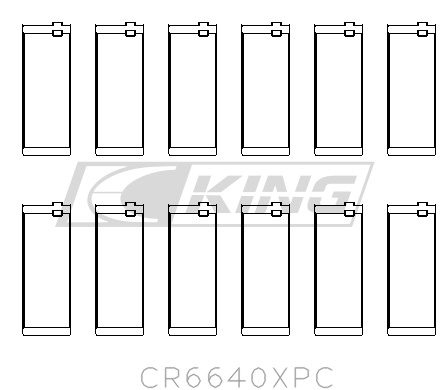 AF06D698-8AC2-EEFB-6F15-AAA38C776A2F King Conrod Bearing Shell BMW M20, M50 2.0L, 2.5L, 2.7L - Image 1