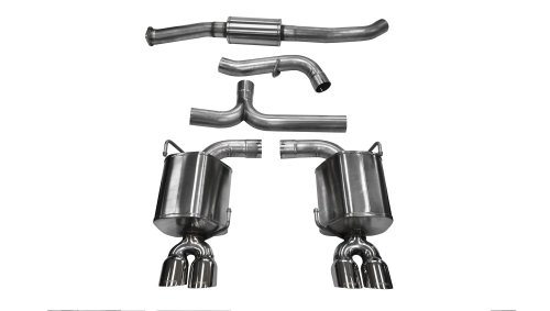 AF15586F-6838-9B05-3579-A748622730A7 Corsa Cat-Back 3" Dual Rear Twin 3.5" Impreza WRX/STI 08-14 - Image 1