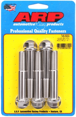 AF718F8E-05F4-581B-34CB-A7AF5441236A ARP Bolt Kit 1/2-20 x 3.000 SS Hex - Image 1