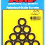 "7/16"ID 3/4"OD .120"TH black washers" (10pcs)