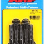 ARP "7/16""-14 X 1.750 hex 1/2 wrenching black oxide bolts"