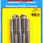 "7/16""-20 x 3.000 hex SS bolts" (5pcs)