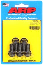 "3/8""-24 x .750 hex black oxide bolts" (5pcs)