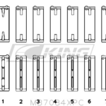 King Main Bearing Shell TOYOTA 2JZGE, 2JZGTE, 24V 3.0L