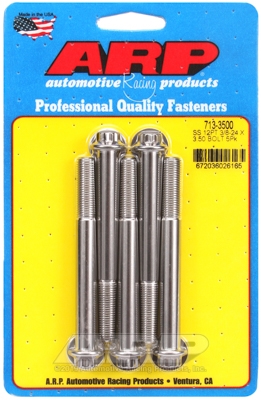 B0F4341E-B038-70DC-CD0E-C3183ADD900C "3/8""-24 x 3.500 12pt SS bolts" (5pcs) - Image 1