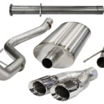Corsa Cat-Back + Res Delete 3" Single Side Twin 4" F150 6.2