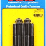 "7/16""-20 x 2.500 12pt black oxide bolts" (5pcs)