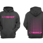Wiseco Auto Hoodie. Pink Ink Sport Tek Brand sweatshirt-L